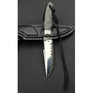 ЧОРНИЙ ЯСТРУБ авторський ніж ручної роботи Fomenko Knifes, сталь - К110, 61-62 HRC. Photo 3